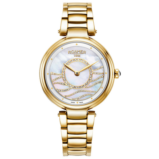 Roamer - 600857 48 15 50 - Lady Mermaid Gold Watch